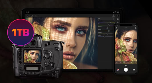 1 TB of Cloud Sync and Photo RAW Mobile